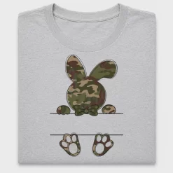 Camo Easter Bunny DTF Transfer Design