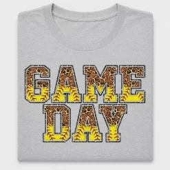 Game Day Leopard Softball DTF Transfer