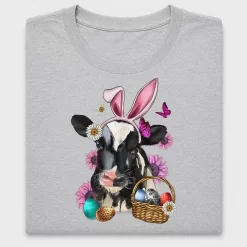 Easter Cow Bunny Ears DTF Transfer