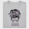 American Mama Messy Bun DTF Transfer