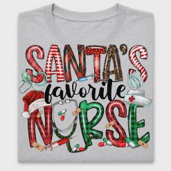 Santa's Favorite Nurse DTF Transfer