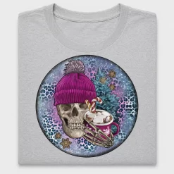 Skull Christmas Ornament DTF Transfer