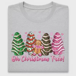 Retro Christmas Tree Gingerbread DTF Transfer