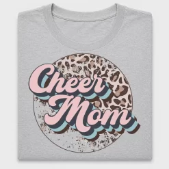Cheer Mom Cheetah Print DTF Transfer