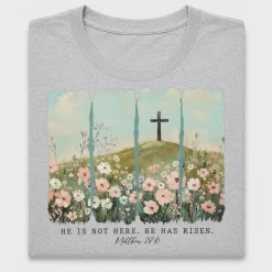Easter Cross Wildflower DTF Transfer