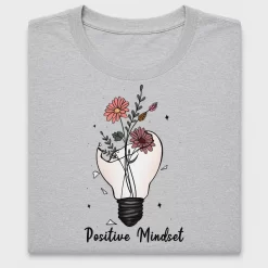 Positive Mindset Lightbulb DTF Transfer