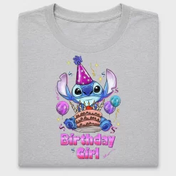 Birthday Girl Stitch DTF Transfer