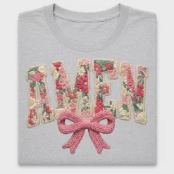 Coquette Amen Floral DTF Transfer