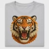 Roaring Tiger Face DTF Transfer
