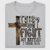 Western Cross Battles DTF Transfer