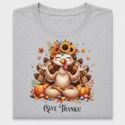 Give Thanks Turkey DTF Transfer
