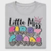 Little Miss Leopard Blurry DTF Transfer