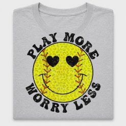 Retro Smiley Softball DTF Transfer