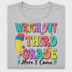 Groovy Third Grade DTF Transfer