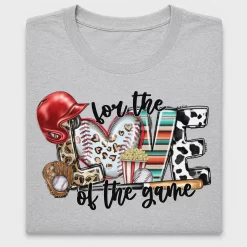 Love of the Game Baseball DTF Transfer