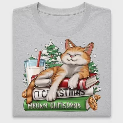 Meowy Christmas Cat DTF Transfer