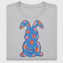 Floral Easter Bunny DTF Transfer