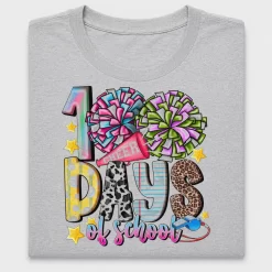 100 Days of School Cheer DTF Transfer