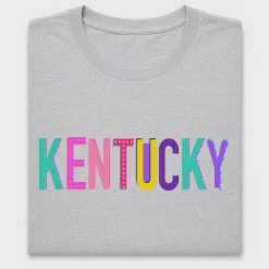 Kentucky Bright Colorful DTF Transfer