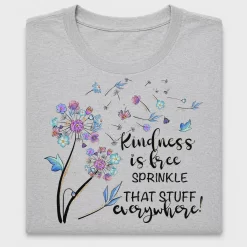 Kindness Is Free Dandelion DTF Transfer