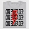 Cheer Leader Neon Lightning Bolt DTF Transfer