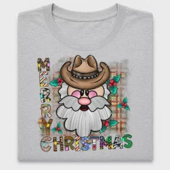 Merry Cowboy Christmas DTF Transfer