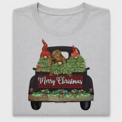 Merry Christmas Gnomes Truck DTF Transfer