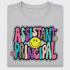 Assistant Principal Smiley DTF Transfer