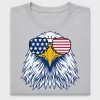 Patriotic Bald Eagle Sunglasses DTF Transfer