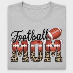 Football Mom Leopard DTF Transfer