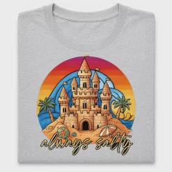 Always Salty Sand Castle DTF Transfer