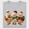Christmas Chickens DTF Heat Transfer