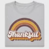 Retro Thankful Rainbow DTF Transfer