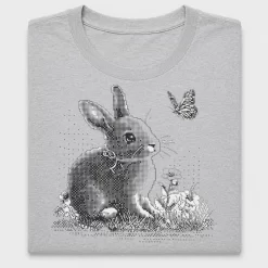 Vintage Halftone Bunny DTF Transfer