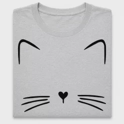 Minimalist Cat Face DTF Transfer