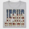 Distressed Jesus DTF Transfer Design
