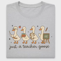 Teacher Goose DTF Transfer Design