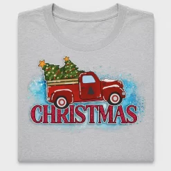 Retro Christmas Truck DTF Transfer