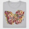 Watercolor Butterfly Floral DTF Transfer