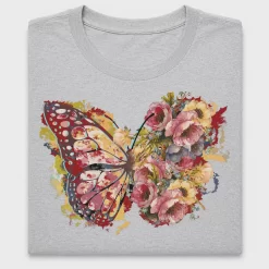 Watercolor Butterfly Floral DTF Transfer
