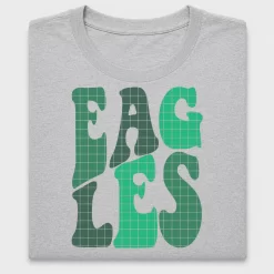 Groovy Eagles Stacked Letters DTF Transfer