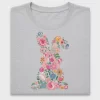 Coquette Floral Bunny DTF Transfer