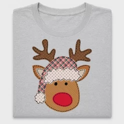 Cute Reindeer Applique DTF Transfer