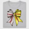 Baseball Softball Bow DTF Transfer