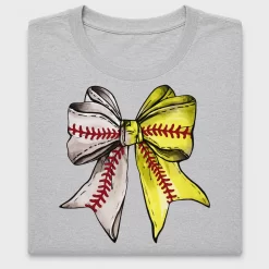 Baseball Softball Bow DTF Transfer