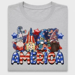 Patriotic Gnomes America DTF Transfer