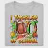 100 Days of School Football DTF Transfer