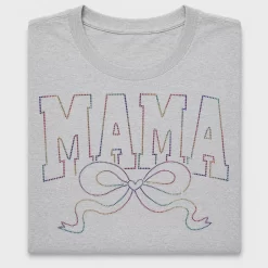 Mama Spangle Varsity DTF Transfer