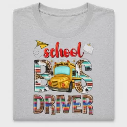 School Bus Driver DTF Transfer