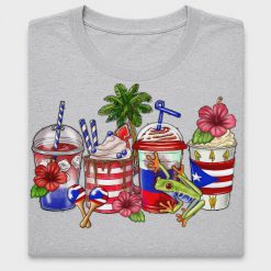 Puerto Rico Coffee Cups DTF Transfer